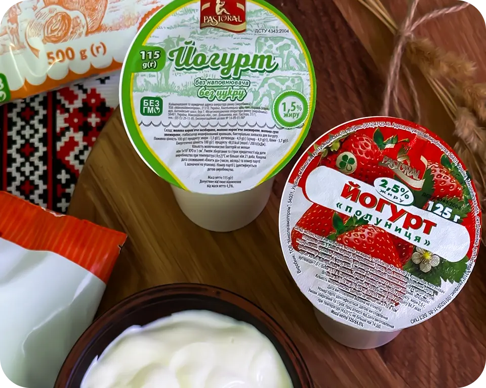Кисломолочні продукти Пасторал Мумуля